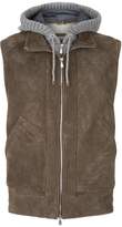 Thumbnail for your product : Brunello Cucinelli Leather Shearling Gilet