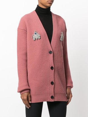 Rochas oversized knitted cardigan