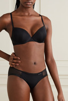 Thumbnail for your product : Calvin Klein Underwear Sculpted Stretch-jersey And Mesh Briefs
