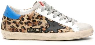 Golden Goose Leopard-printed Superstar Sneakers