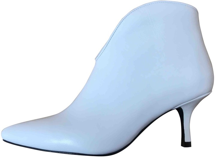 anine bing white boots