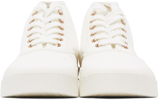 MAISON KITSUNÉ White High-Top Sneakers