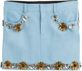 Thumbnail for your product : Ungaro Embellished Leather Skirt
