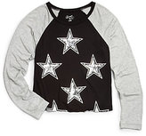 Thumbnail for your product : Flowers by Zoe Girl's Raglan Star Top
