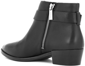 MICHAEL Michael Kors logo buckled ankle boots