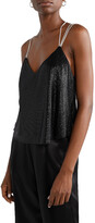 Thumbnail for your product : Mason by Michelle Mason Crystal-embellished Lurex Camisole