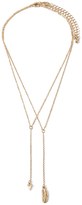 Thumbnail for your product : Forever 21 leaf charm necklace set
