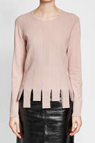 Thumbnail for your product : Steffen Schraut Ribbed Top with Staggered Hemline