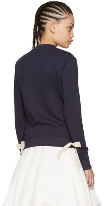 J.W.Anderson Navy D-Ring Pullover