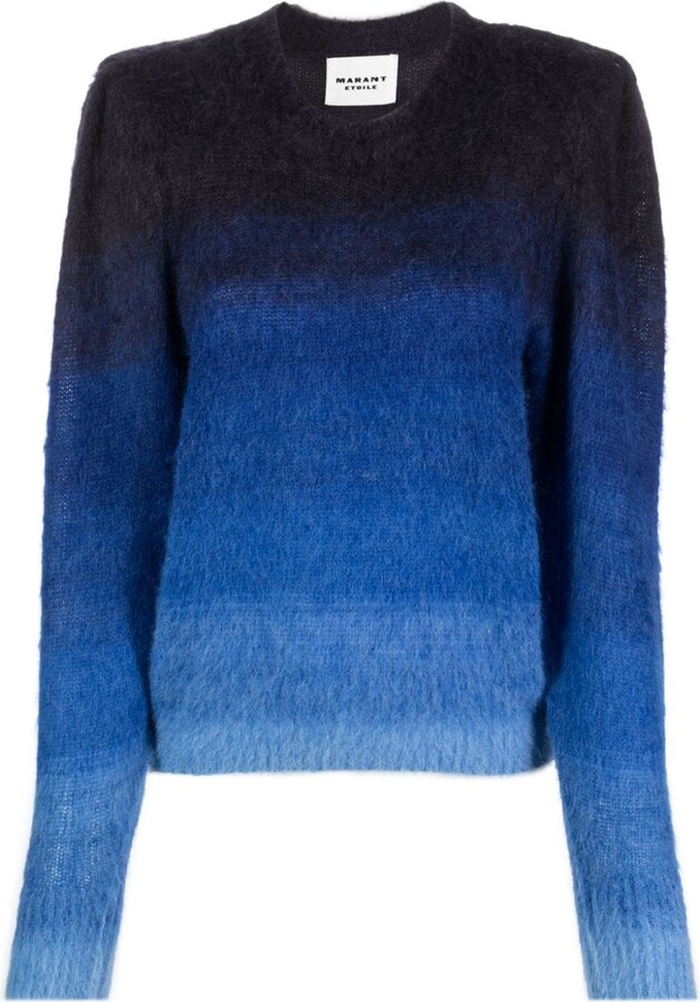 MARANT ÉTOILE Drussell gradient-effect brushed jumper - ShopStyle Knitwear