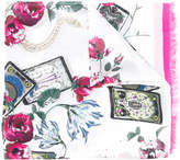 Roberto Cavalli floral-print scarf 