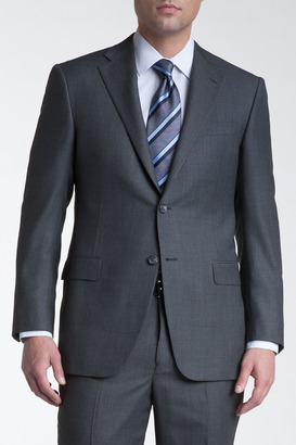 Hickey Freeman 'Nailhead' Wool Suit