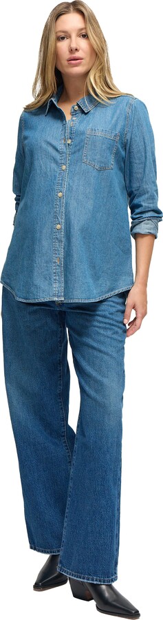 Ingrid & Isabel Maternity Denim Button Down