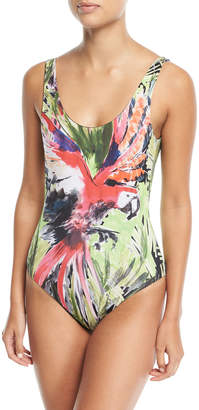 Onia Kelly Scoop-Back One-Piece Swimsuit