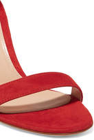Thumbnail for your product : Gianvito Rossi Portofino 85 Suede Sandals - Red