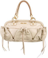 Thumbnail for your product : Miu Miu Leather Frame Satchel