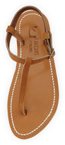 Thumbnail for your product : K. Jacques Petrone Leather Thong Sandal, Natural