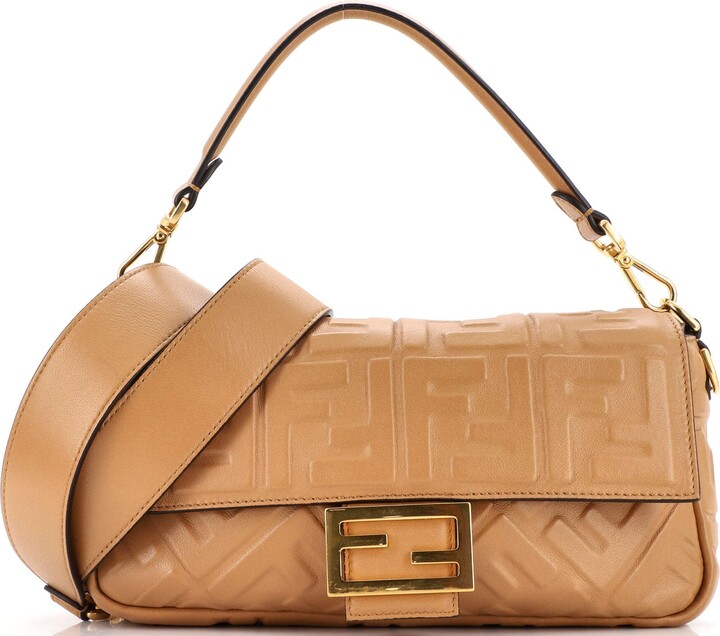 Fendi Pre-owned Zucca Baguette Handbag - Neutrals