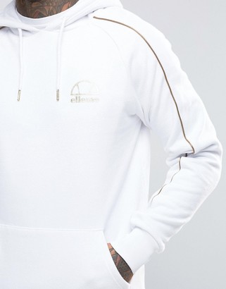 Ellesse Hoodie With Gold Piping