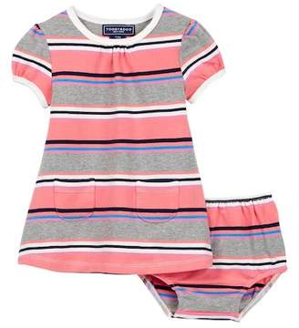 Toobydoo Danica Striped Pocket Dress (Baby, Toddler, & Little Girls)