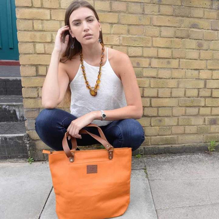 N'Damus London Luxury Italian Leather Tote Bag ShopStyle