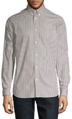 Selected Carlo Striped Regular-Fit Button-Down Shirt