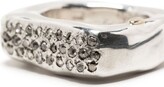 Thumbnail for your product : Rosa Maria Pavé Diamond Wide Band Ring