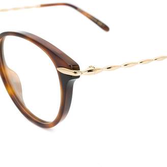 Elie Saab round frame glasses