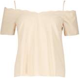 Thumbnail for your product : boohoo Scallop Edge Cold Shoulder Cami