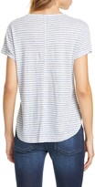 Thumbnail for your product : Frame Classic Stripe Linen Crew Tee