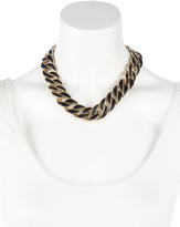 Thumbnail for your product : Chanel Leather Chain Necklace