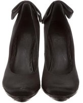 Thumbnail for your product : Alice + Olivia Satin Bow Pumps