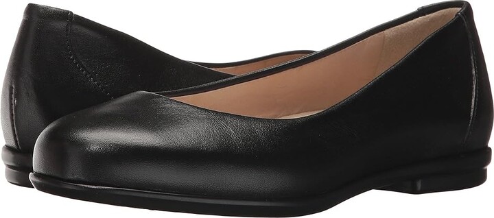 SAS Scenic Comfort Ballet Flat Women's Shoes Black : 6 S - Slim (AAA), Leather