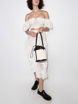 Thumbnail for your product : yuhan wang Off-Shoulder Lace Crop Top
