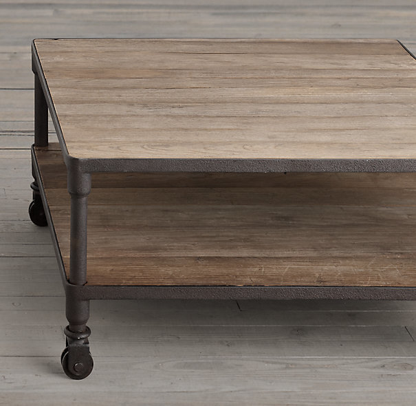 Restoration Hardware Dutch Industrial Square Coffee Table ShopStyle