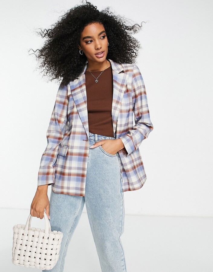 Oversized Check Blazer | Shop the world's largest collection of 