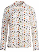 Thumbnail for your product : Alice + Olivia Willa tea party-print silk shirt