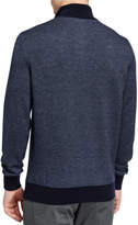 Thumbnail for your product : Ermenegildo Zegna Men's Textured Quarter-Zip Sweater