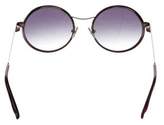 Thumbnail for your product : Morgenthal Frederics Tinted Round Sunglasses