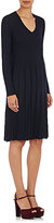 Thumbnail for your product : Giorgio Armani Women's Cashmere-Silk V-Neck Pleated Dress-NAVY