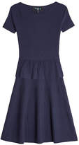 Thumbnail for your product : Paule Ka Ribbed Dress with Silk