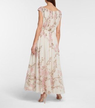 Giambattista Valli Floral silk georgette maxi dress