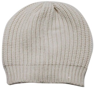 Brunello Cucinelli English Rib Hat Embellished With Cashmere And Silk Micro Sequins