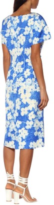 Dries Van Noten Floral cotton-blend dress