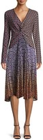 Thumbnail for your product : DELFI Collective Mixed-Print Twisted-Front Dress