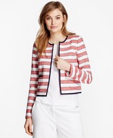 Thumbnail for your product : Brooks Brothers Striped Boucle Jacket