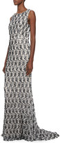 Thumbnail for your product : Alice + Olivia Saba Slim Embellished Gown