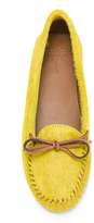 Thumbnail for your product : Tomas Maier fuzzy tie detail moccasins