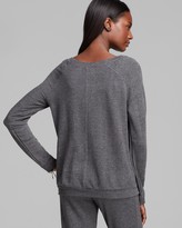 Thumbnail for your product : David Lerner Pullover - Faux Leather Trim