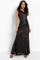 Thumbnail for your product : boohoo Sequin Sleeveless Maxi Bridesmaid Dress